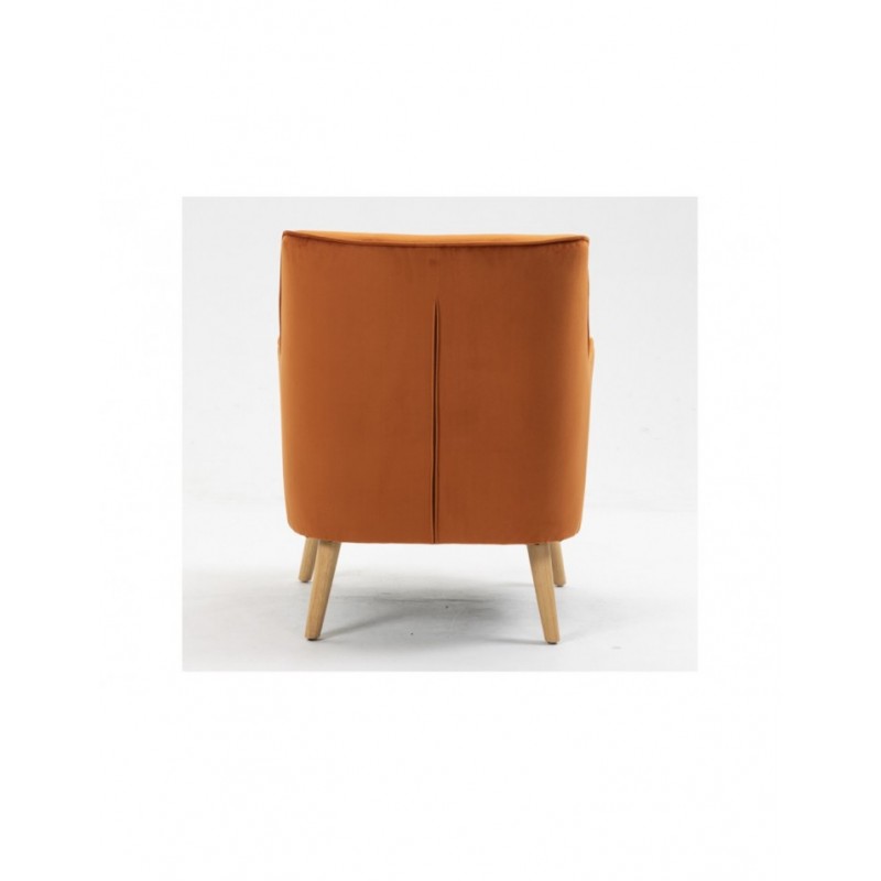 AM Tara Accent Chair Burnt Orange